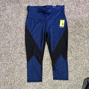 Xersion Women's Blue and Black Leggings